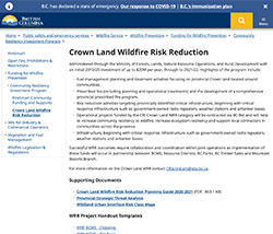 Crown Land Wildfire Risk Reduction